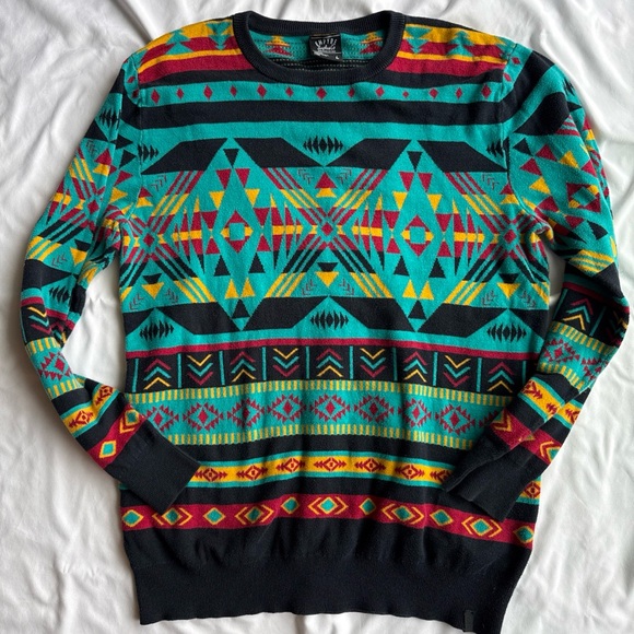 Colorful Geometric Pattern Sweater - Picture 1 of 1